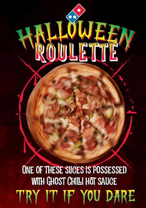 dominos halloween roulette crust